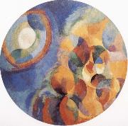 Delaunay, Robert Simulaneous Contrasts Sun and Moon Sweden oil painting artist